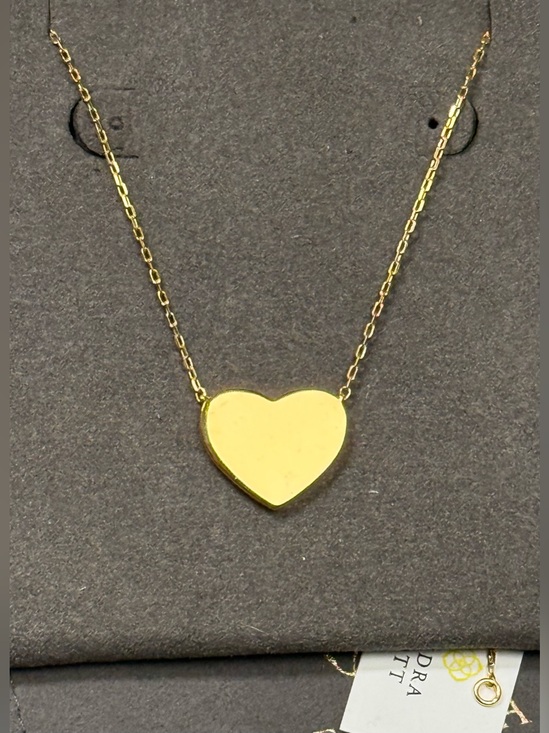 Kendra Scott Jewelry - Kendra Scott Mackenzie Heart Necklace in 18k Gold Vermeil Necklace